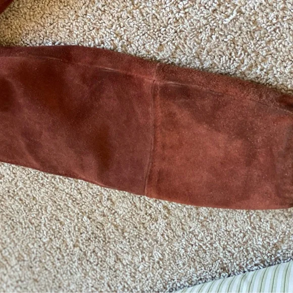 Vintage G-III New York leather bomber jacket with hood. - Picture 7 of 12